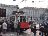 La centenaria vettura 116 della GTT protagonista dei festeggiamenti per i 140 anni di tram a Torino. (29/12/2011; foto Emanuele Bufano / tuttoTreno)